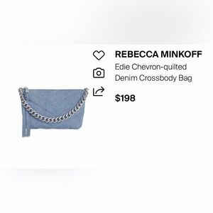 Rebecca Minkoff Chevron Denim Crossbody Bag